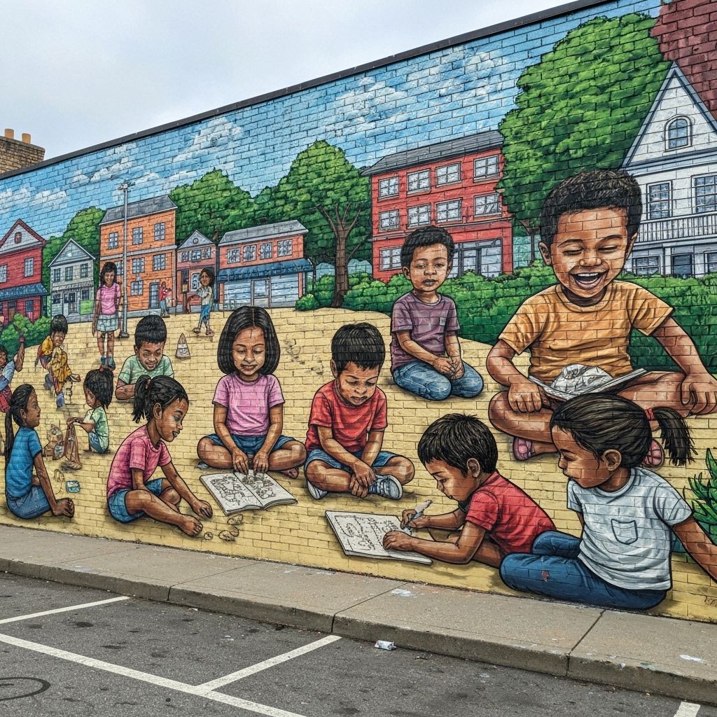 Community art mural
